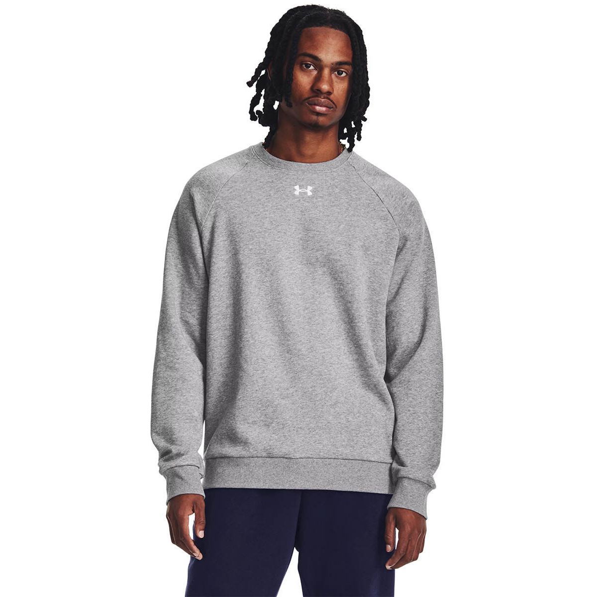 UNDER ARMOUR Rival Fleece Crew мужская тренировочная футболка