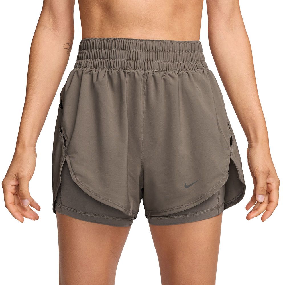 NIKE женские One Dri-FIT 2-in-1 тренировочные шорты