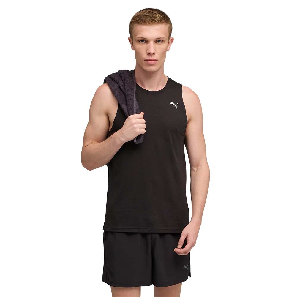 PUMA Train All Day TECH Triblend Sleevless мужская тренировочная майка