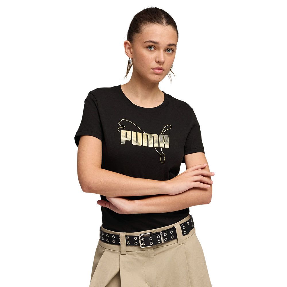 PUMA Ess Logo Lab Metallic женская футболка