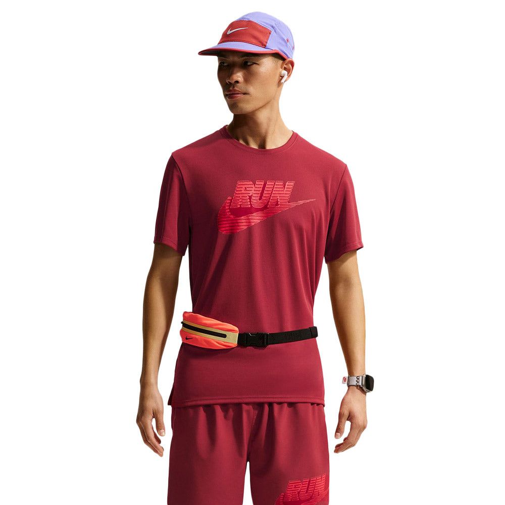 NIKE мужская Miler Dri-FIT UV Protection беговая футболка