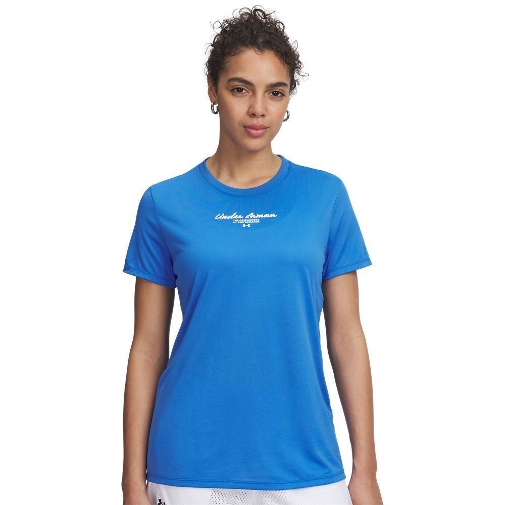 UNDER ARMOUR Tech™ Script Graphic Short Sleeve женская футболка для тренировок