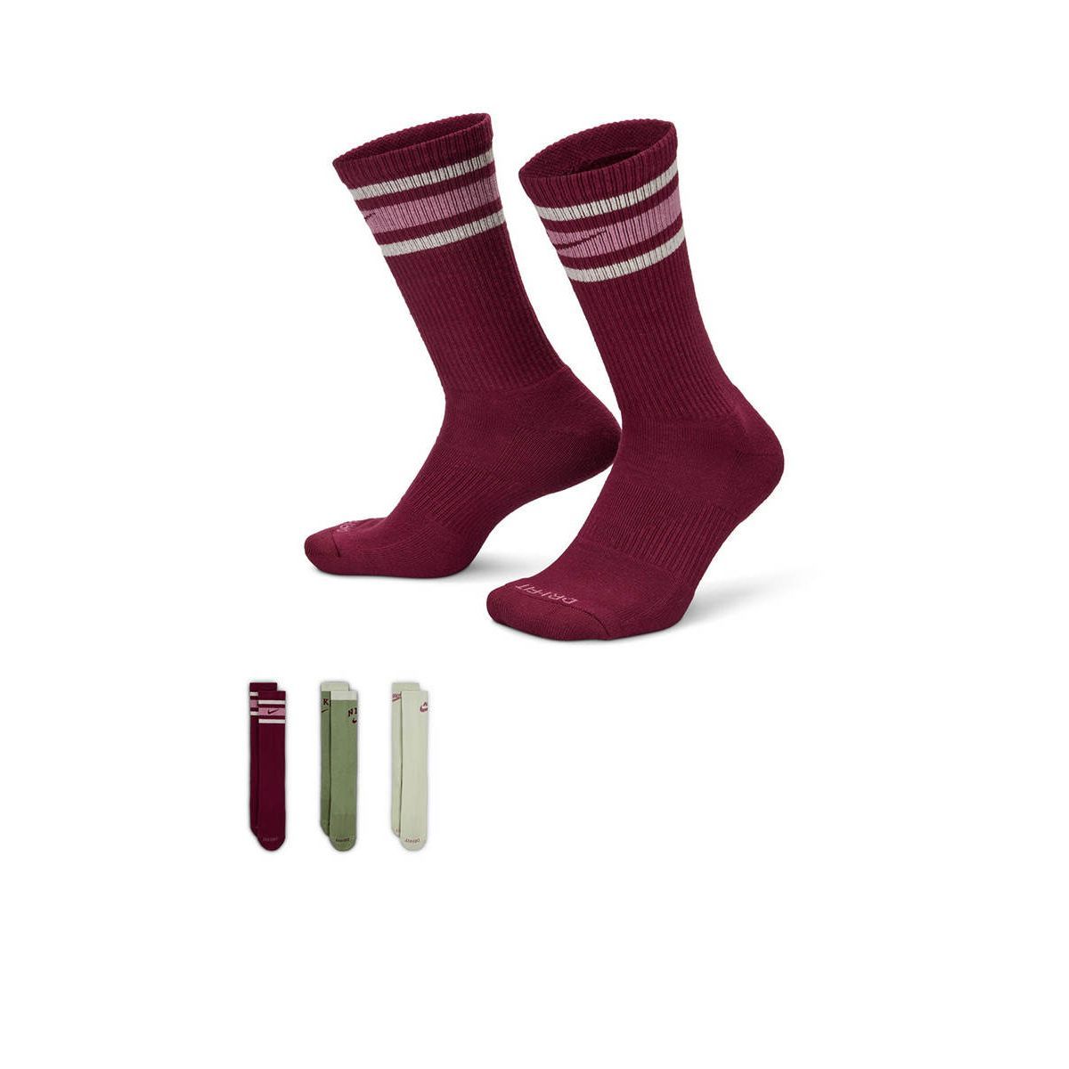 NIKE Everyday Plus унисекс носки (3 пары)