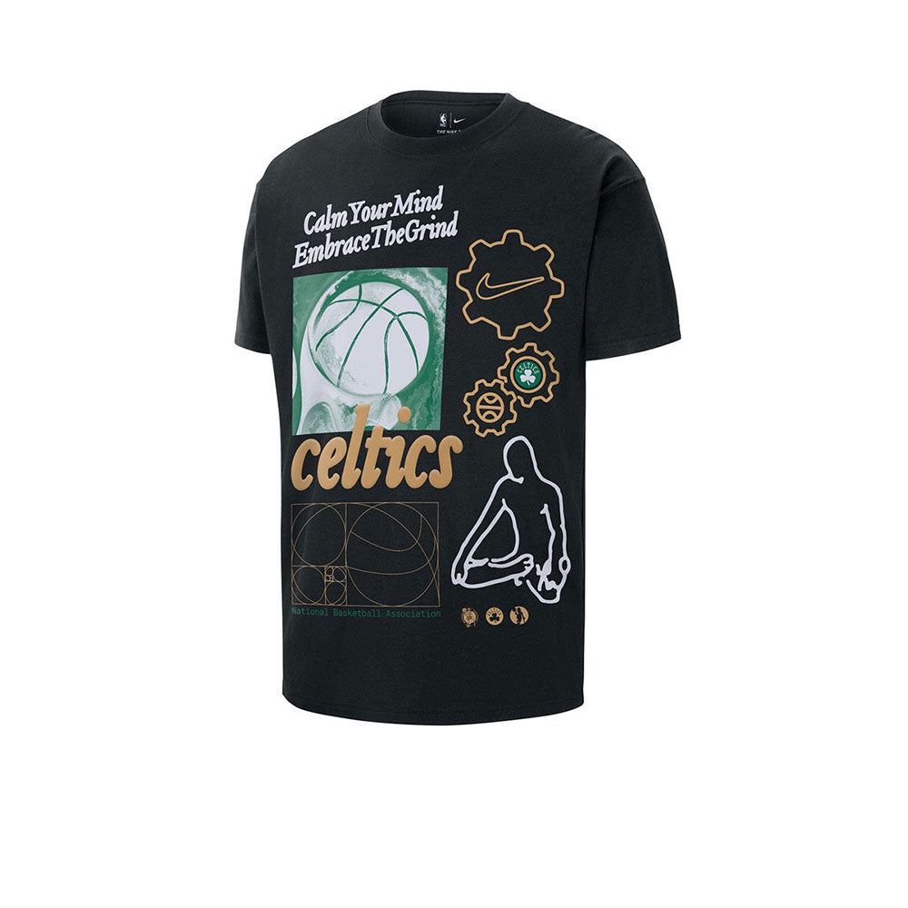 NIKE Boston Celtics Courtside мужская баскетбольная футболка