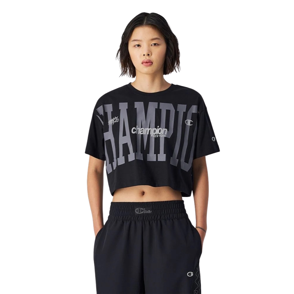 CHAMPION футболка Crewneck Croptop женская