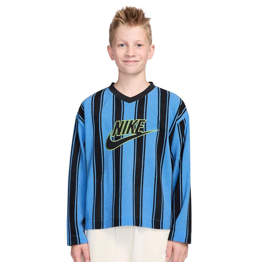 NIKE Sportswear Collection Long-Sleeve Mesh Jersey детские футболка
