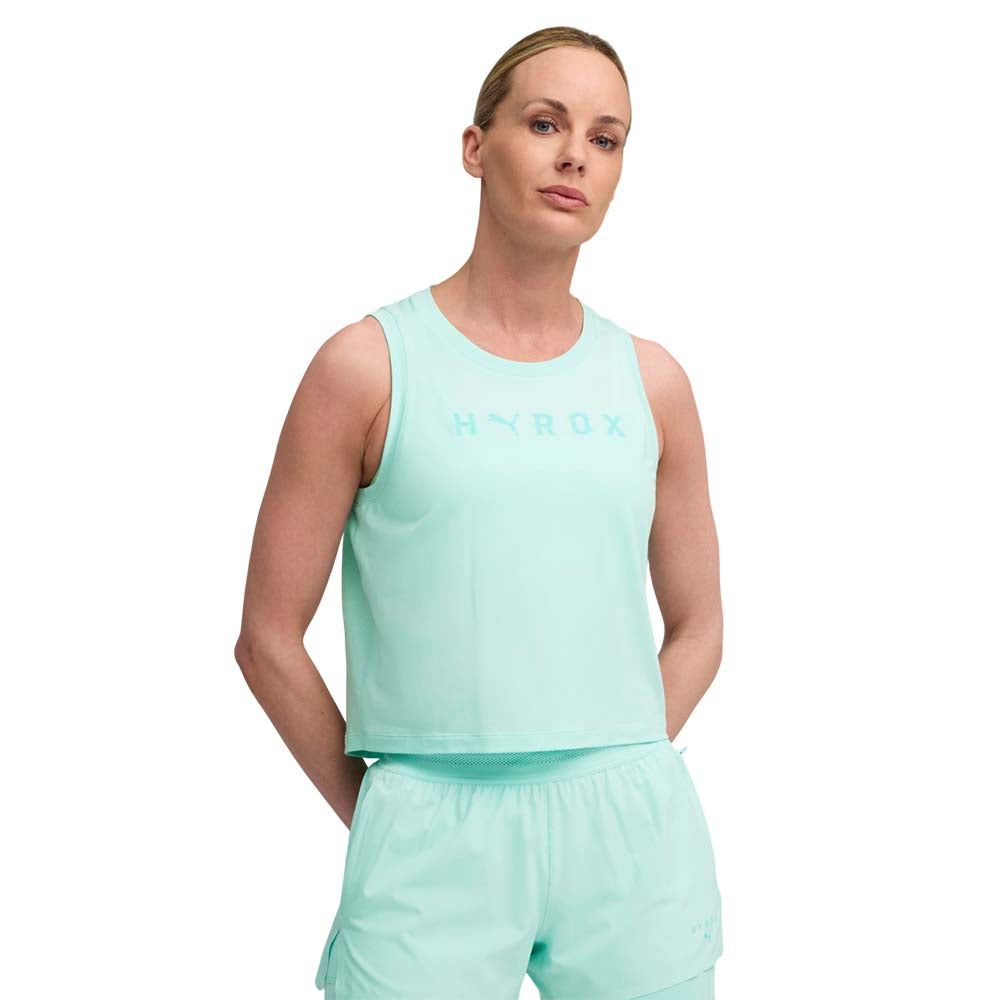 PUMA x HYROX CLOUDSPUN ThermoAdapt Crop женский спортивный топ