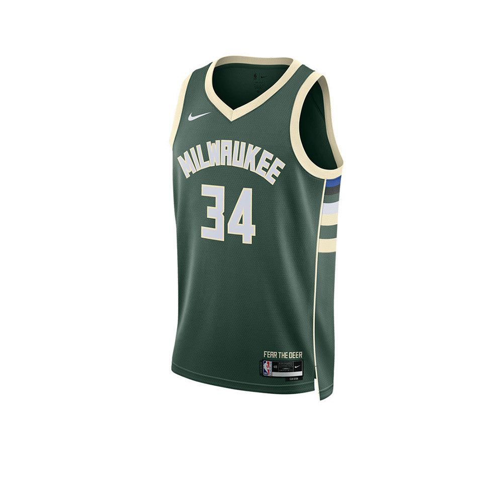 NIKE Giannis Antetokounmpo Milwaukee Bucks Icon Edition 2022/23 мужская баскетбольная майка