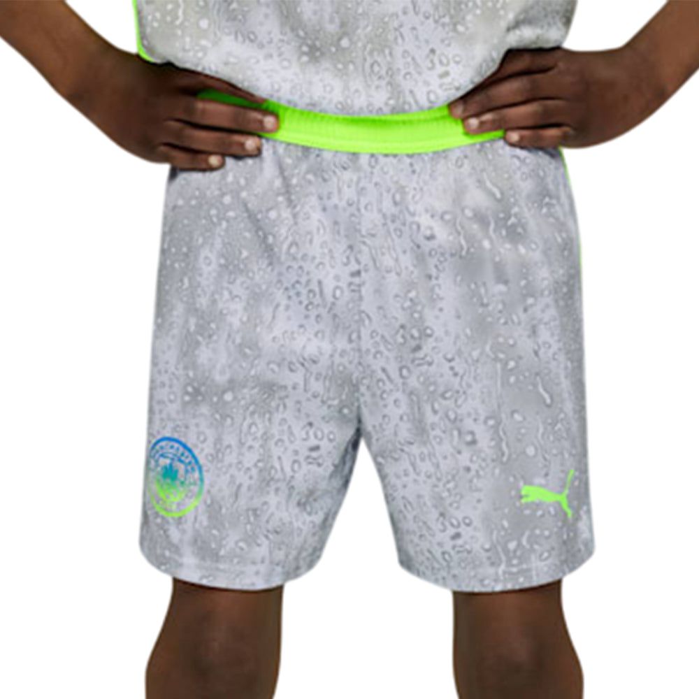 PUMA Boys Manchester City Third 2025/26 Football Shorts детские футбольные шорты