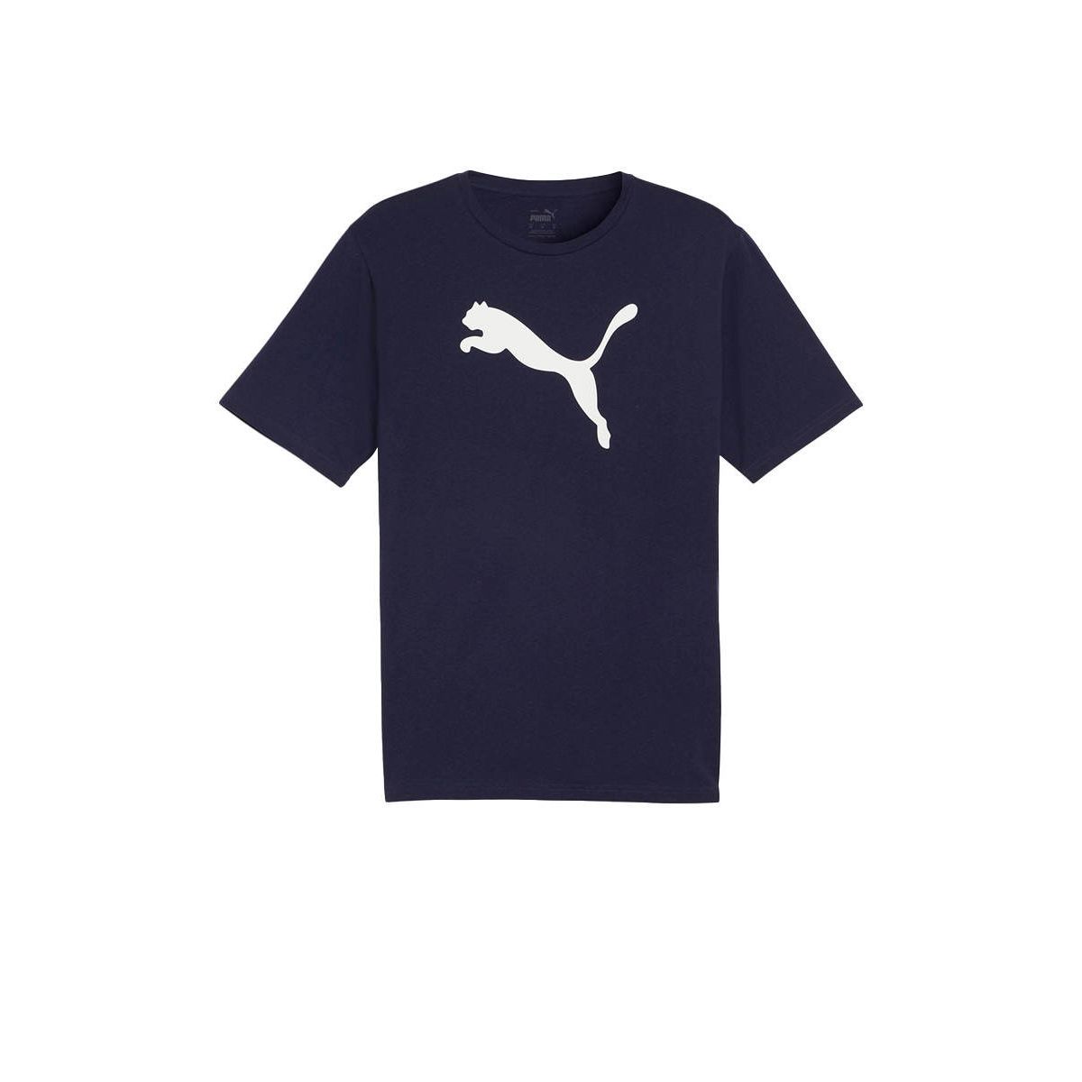 PUMA TeamRISE Logo Cotton мужская футбольная футболка