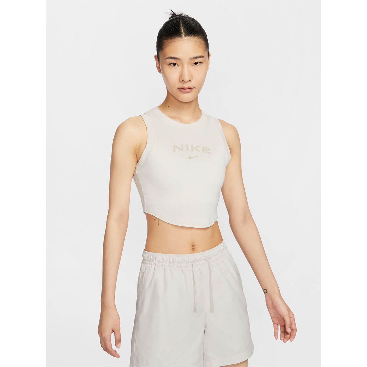 NIKE Sportswear Ribbed Cropped женские повседневные майка