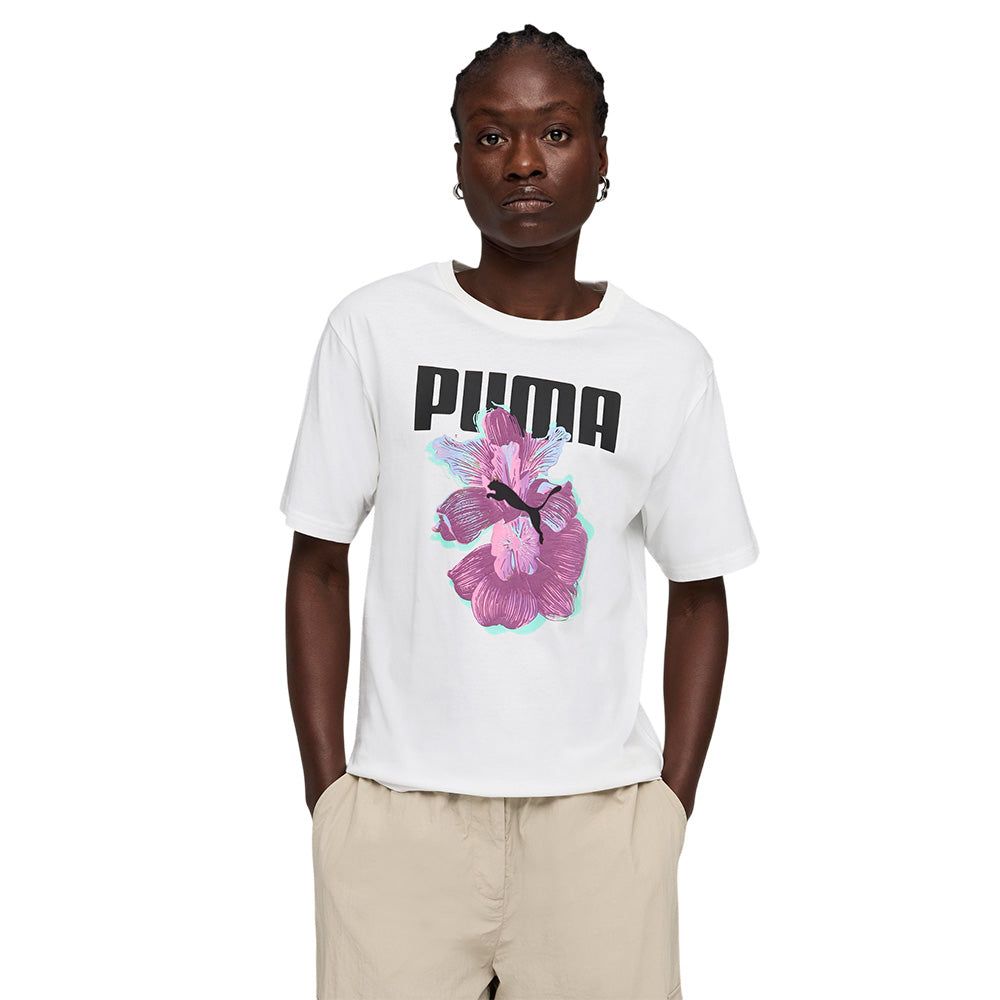 PUMA Graphic Relaxed Flower женская футболка