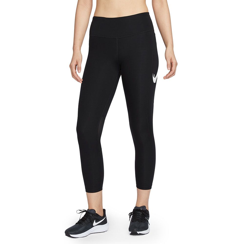 NIKE Fast Mid-Rise 7/8 женские беговые леггинсы