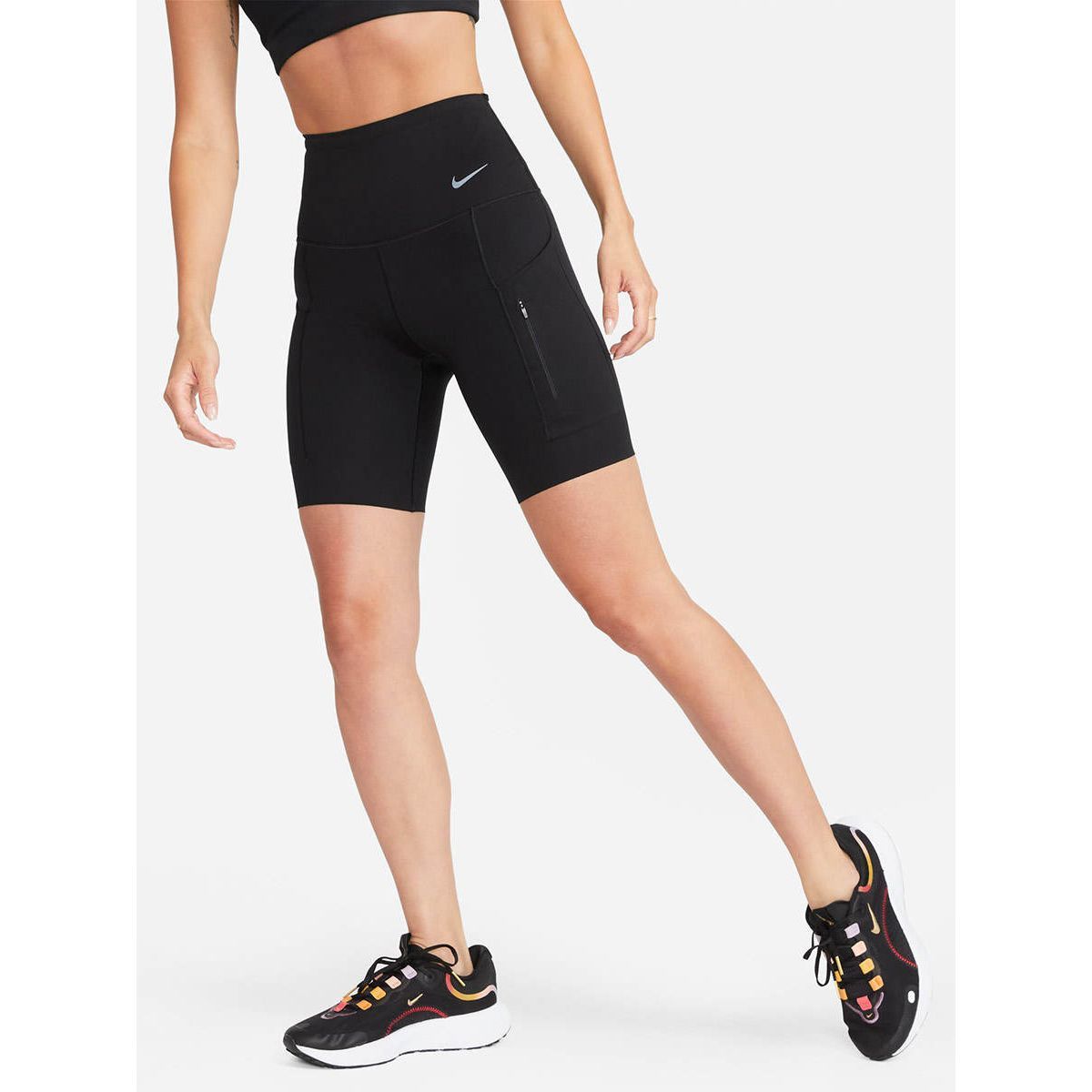 NIKE Go Firm-Support High-Waisted 8" женские велошорты