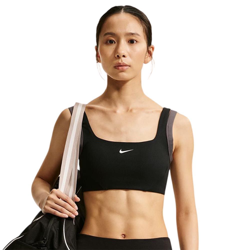 NIKE женская One Light-Support спортивный топ