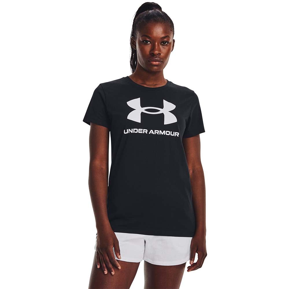 UNDER ARMOUR Rival Logo Short Sleeve женская тренировочная футболка