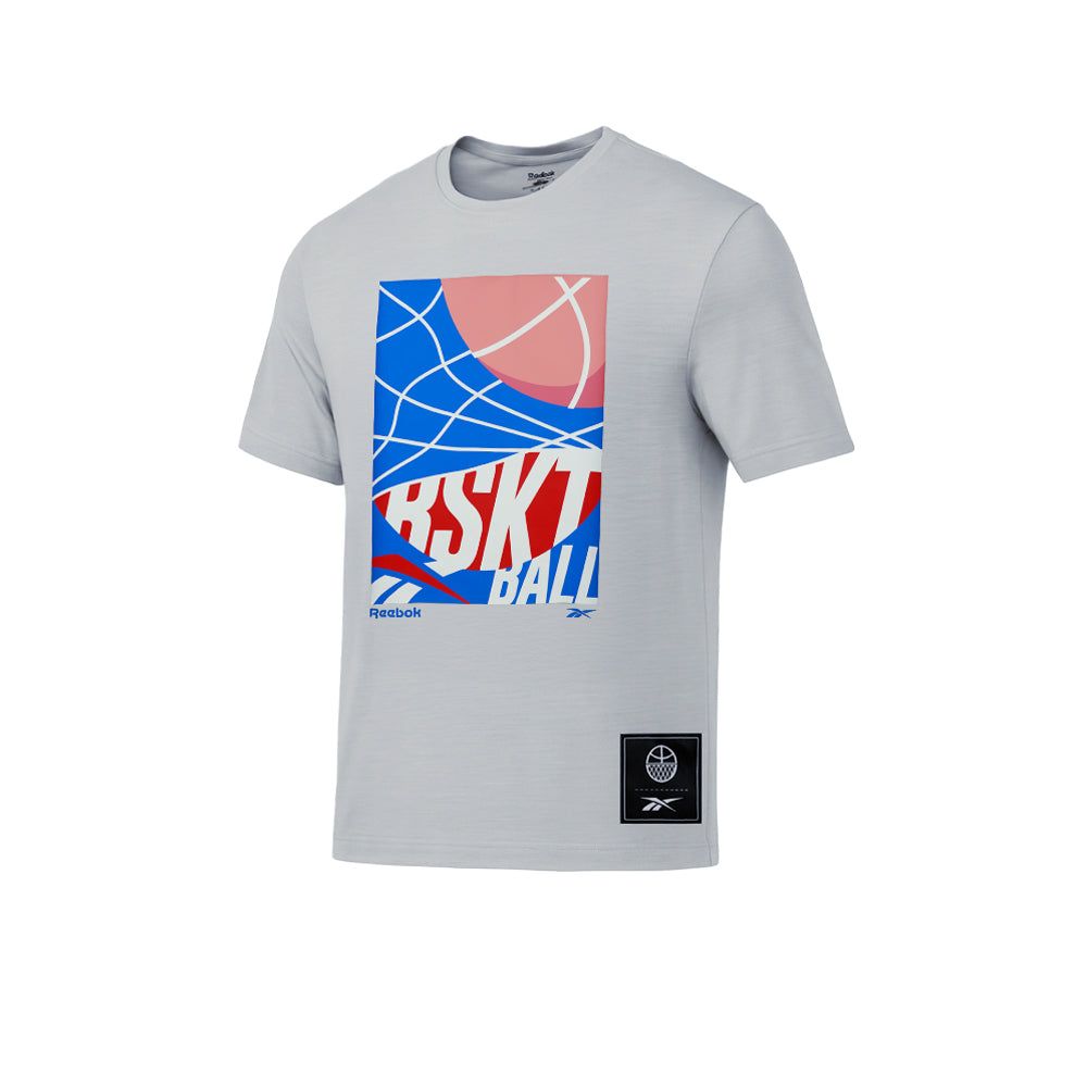 REEBOK Identity Basketball Graphic мужская тренировочная футболка