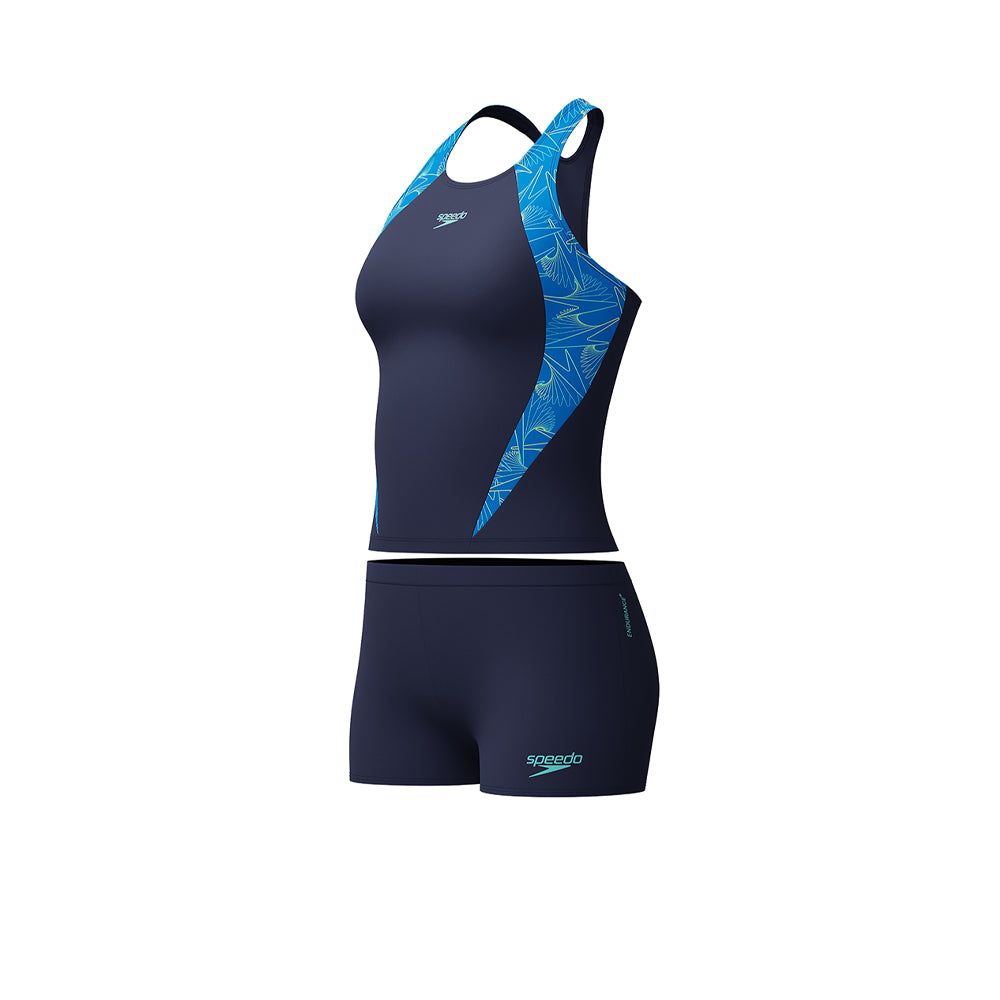 SPEEDO Hyperboom Splice Tankini Set Women's Swimsuit	SPEEDO Hyperboom Splice Tankini набор купальник женский из двух частей