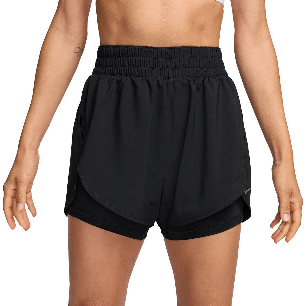 NIKE женские One Dri-FIT 2-in-1 тренировочные шорты