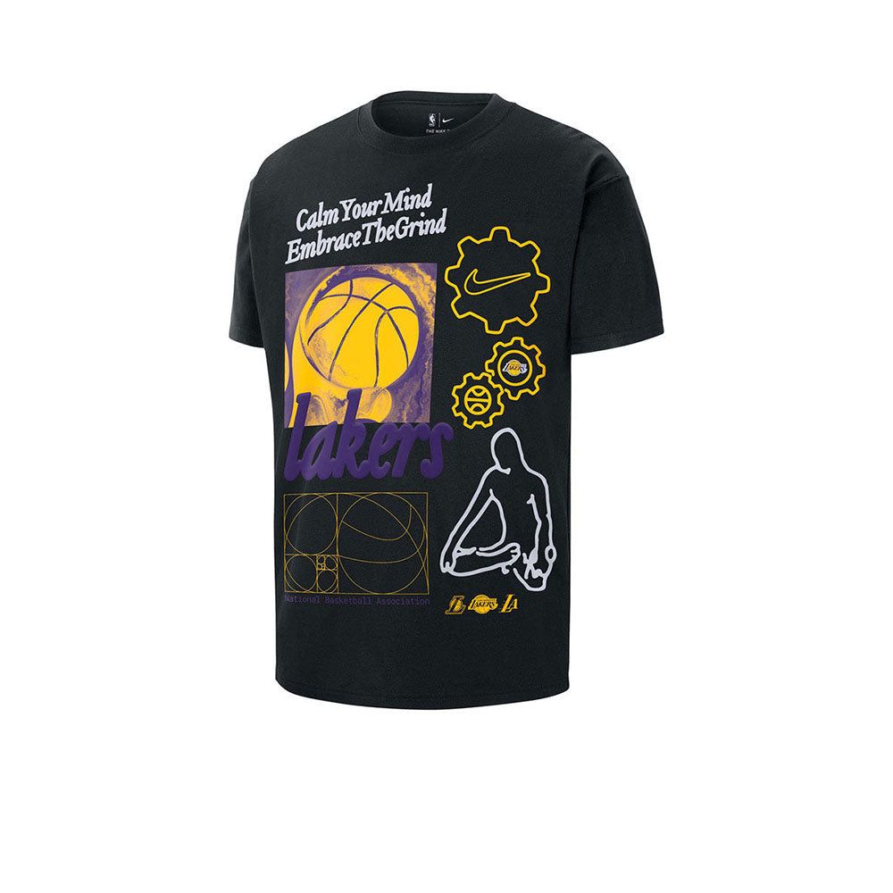 NIKE Los Angeles Lakers Courtside мужская баскетбольная футболка