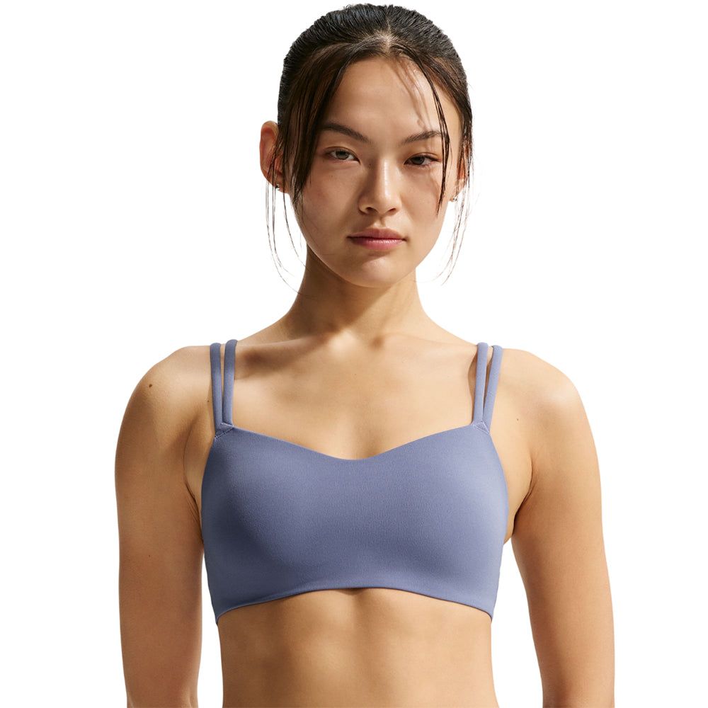 NIKE Zenvy Strappy женский спортивный бюстгальтер с лёгкой поддержкой и мягкими чашками