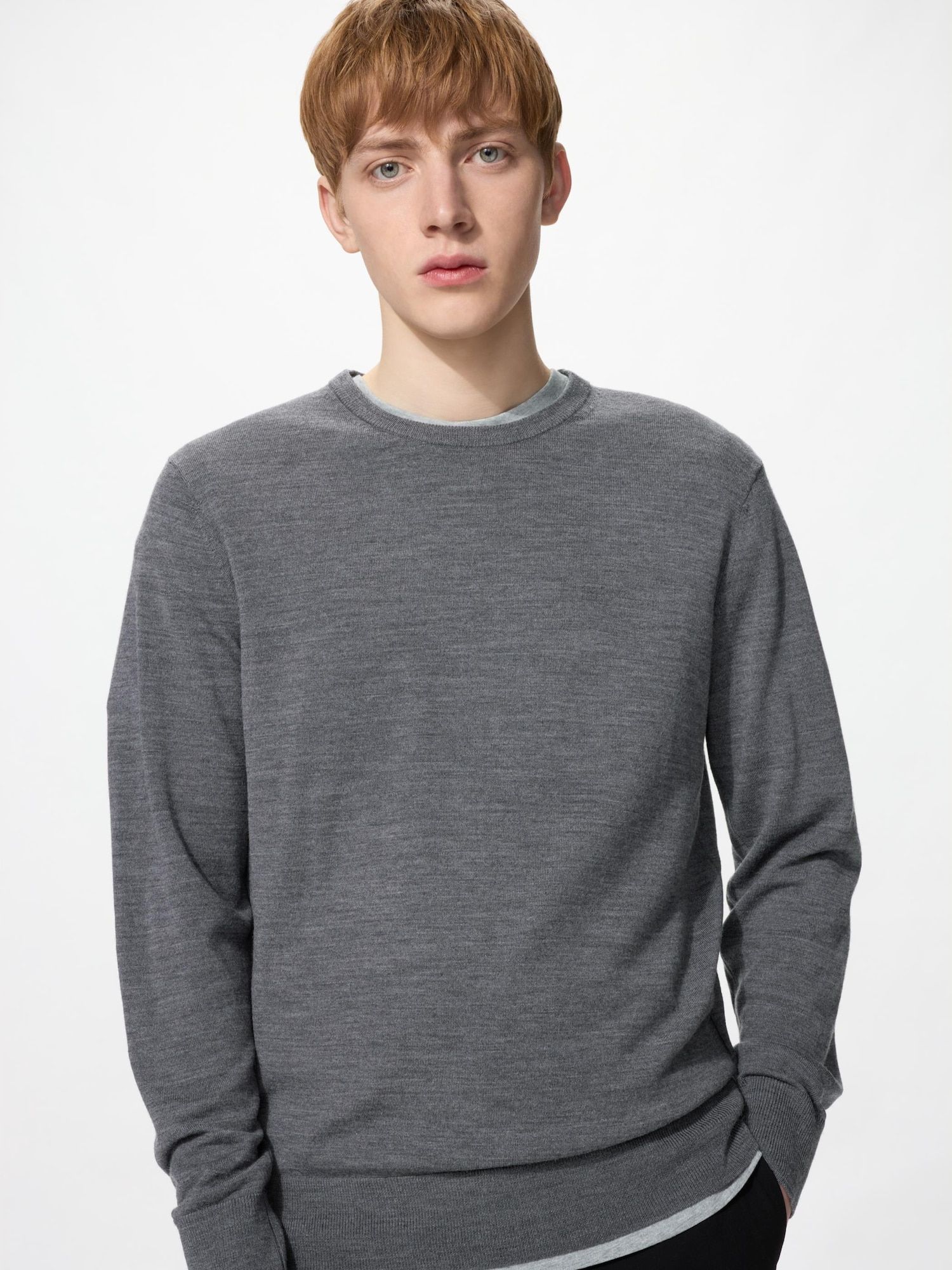 Свитер из шерсти Merino с круглым вырезом