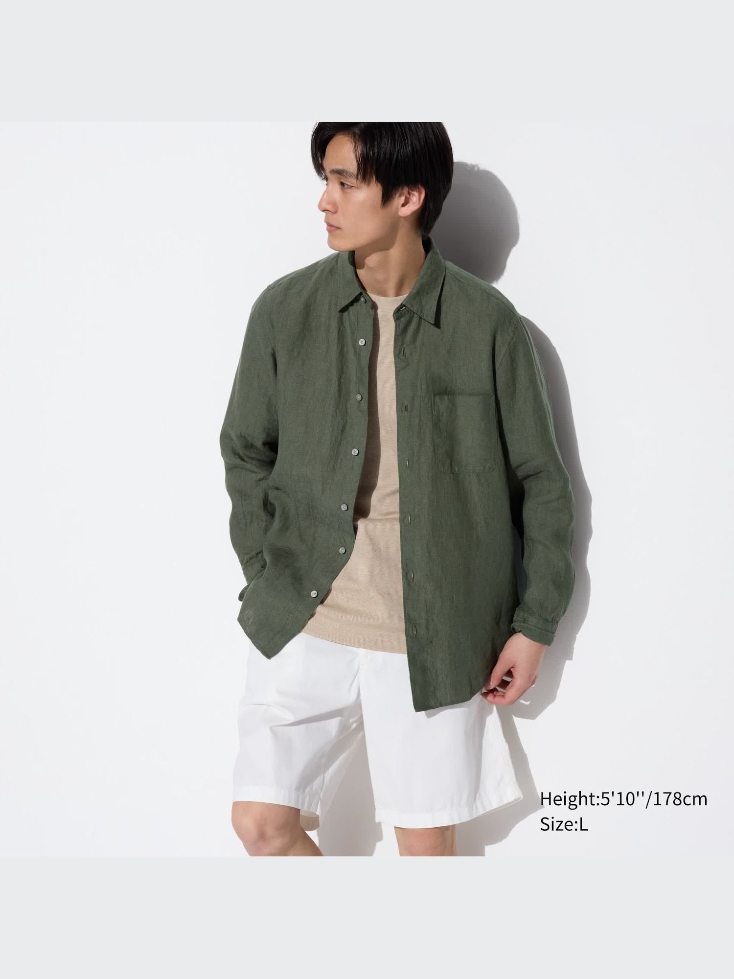 Рубашка Premium Linen длинный рукав
